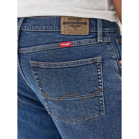 Wrangler Men's and Big Men's Relaxed Bootcut Jean, Size 42x30, Medium Wash Demin - Picture 5 of 5